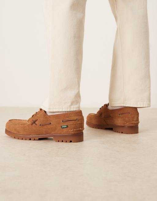 Polo Ralph Lauren - Ranger Deck - Bootschoenen in lichtbruin, 3 van 4