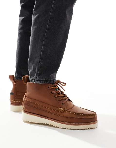 Polo Ralph Lauren Ranger lace up boot in tan - view 1