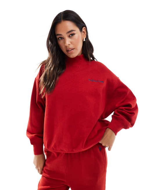 Polo Ralph Lauren - Rød sweatshirt med lille logo