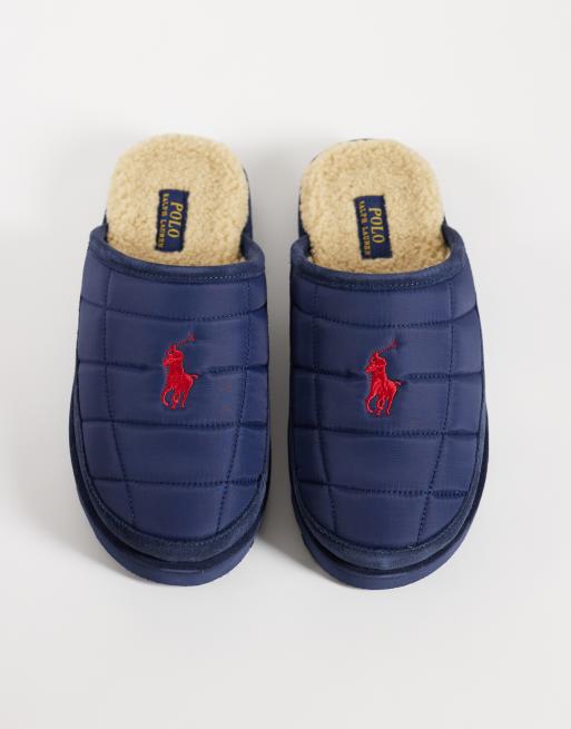 Polo Ralph Lauren Reade hjemmesko med ikonlogo i navy, 2 af 4