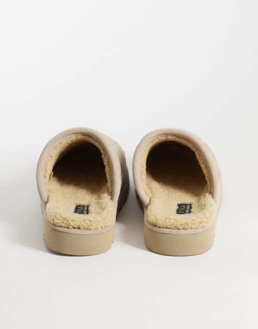 Polo Ralph Lauren Reade Pantoffeln mit Icon-Logo in Beige, 5 von 5