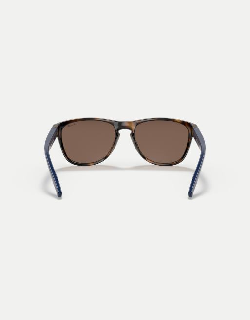 Polo Ralph Lauren Rectangle sunglasses with brown lens in shiny havana , 2 of 4