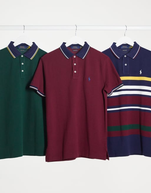 Maroon ralph hotsell lauren polo shirt