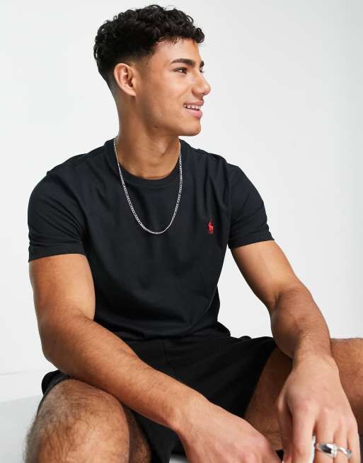 Polo Ralph Lauren regular fit t-shirt with crew neck in black