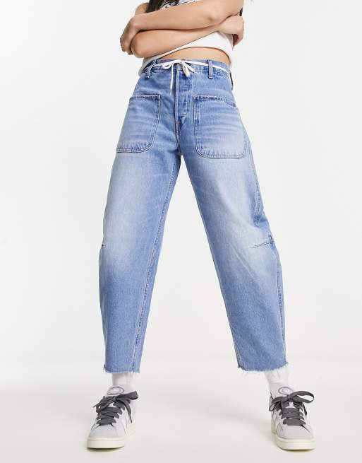 HIGH RISE CARROT LEG JEANS – KURE