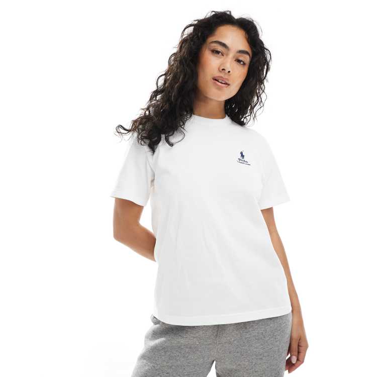 Polo Ralph Lauren relaxed chest logo t-shirt in white | ASOS