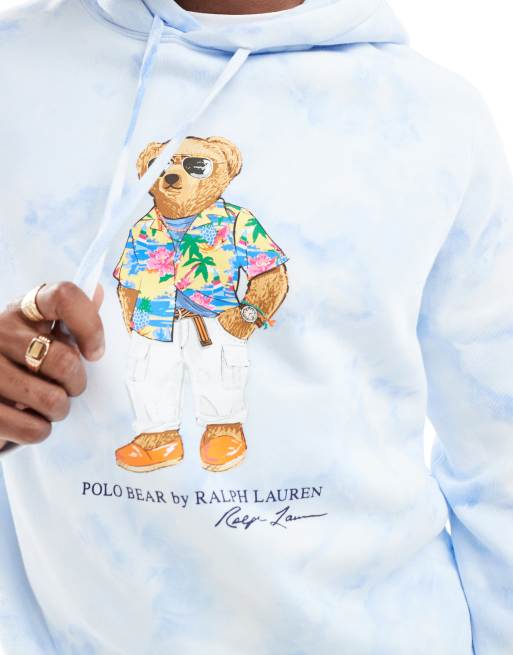 Polo bear hoodie blue online