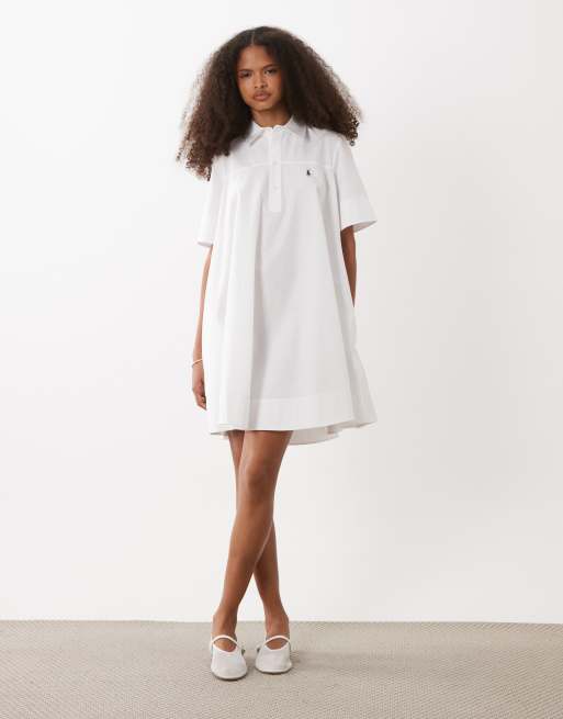 Polo Ralph Lauren - Robe courte - Blanc , 2 de 4