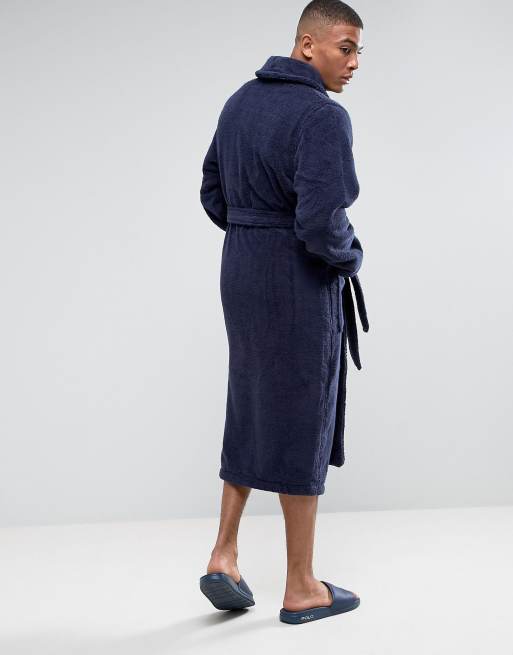 Polo Ralph Lauren Robe de chambre Bleu marine ASOS