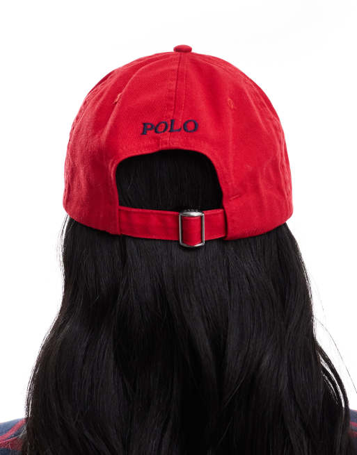 Polo Ralph Lauren – Röd baseballkeps med klassisk logga, 3 av 3