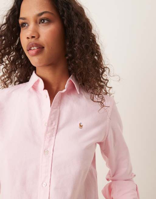 Polo Ralph Lauren – Rosa skjorta med ikonlogga, 4 av 4