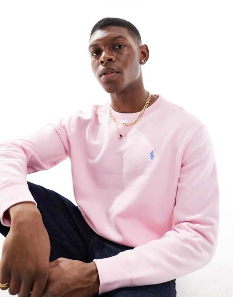Polo Ralph Lauren – Rosa sweatshirt i fleece med logga - view 1