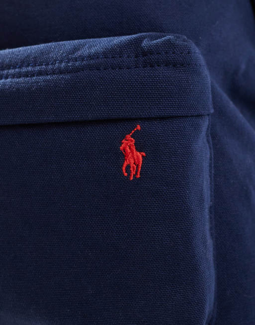 Polo Ralph Lauren – Rucksack in Marineblau mit Markenlogo, 2 von 4