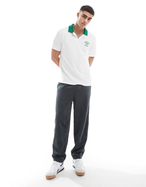 Polo Ralph Lauren – Run Club – Biała koszulka polo z bawełnianej piki z logo P-wing