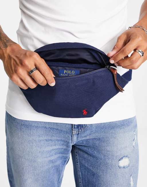 Polo Ralph Lauren Sac banane avec logo Bleu marine