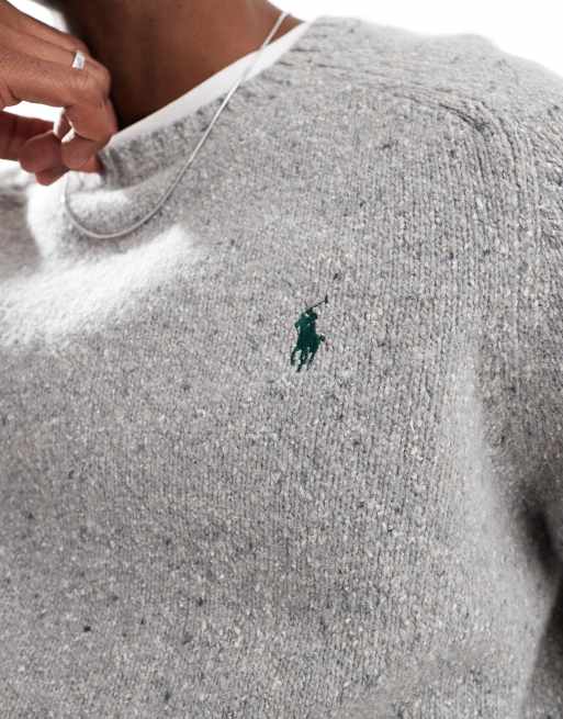 Polo Ralph Lauren Saddle Gebreide trui van wolmix met logo in