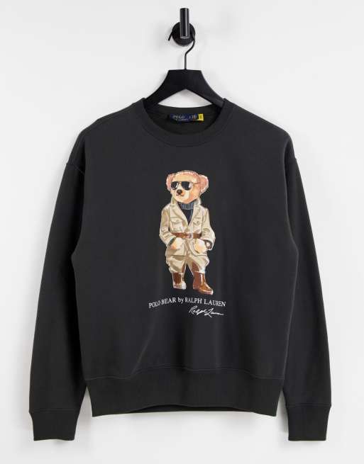 Polo bear 2025 sweater black