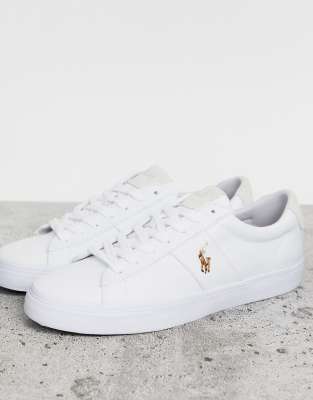 ralph lauren sayer canvas white