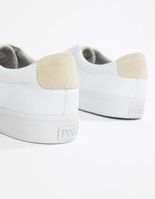 polo ralph lauren sayer canvas trainer