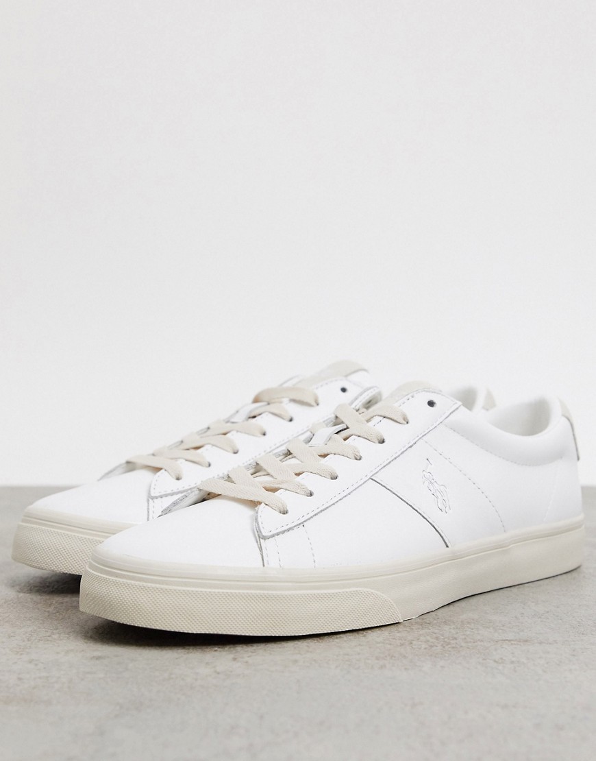 Polo Ralph Lauren — Sayer — Hvide sneakers i læder