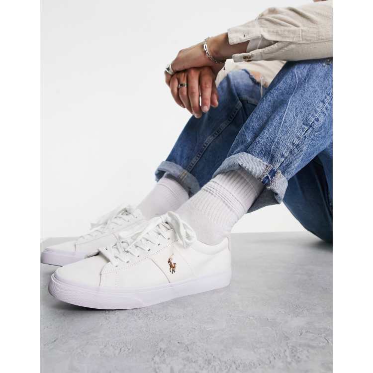 Polo Ralph Sayer sneakers with pony | ASOS