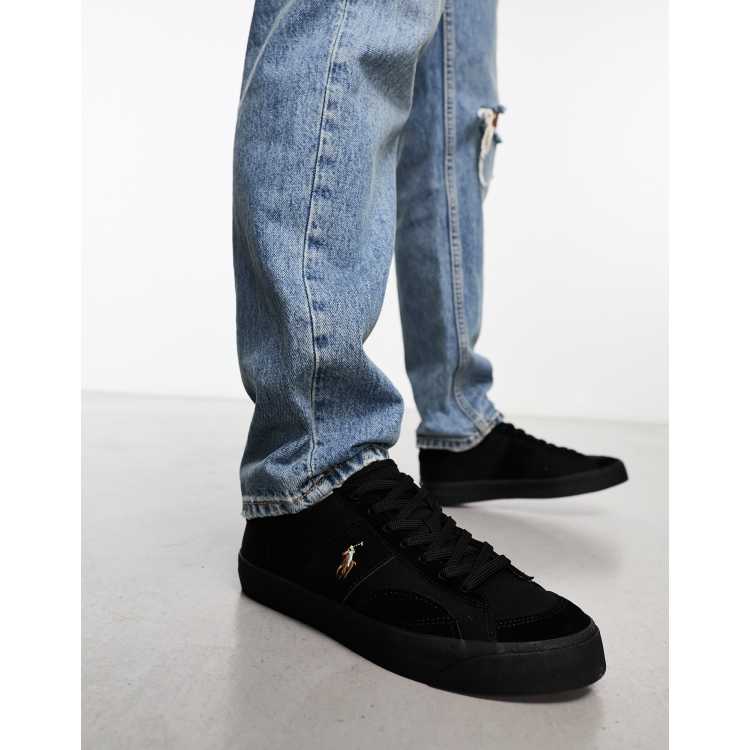 Polo Ralph Lauren Sayer Sport sneakers in black with pony logo ASOS