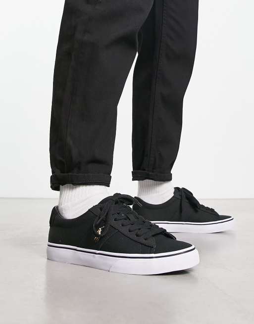 Polo Ralph Lauren sayer trainer in black with pony logo