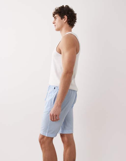 Polo Ralph Lauren – Schlaf-Shorts in Blau gestreift, 3 von 5