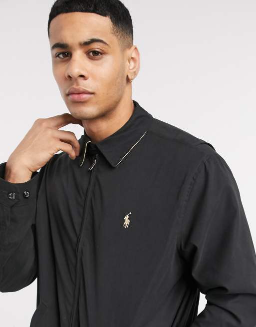 Polo Ralph Lauren Schwarze Harrington Jacke Asos