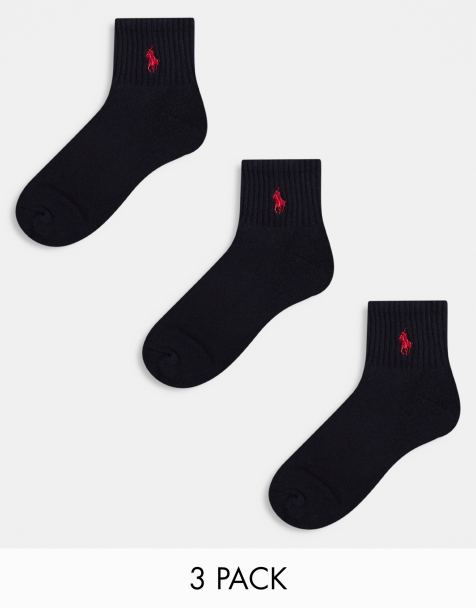 Polo Ralph Lauren – Schwarze Sportsocken im 3er-Set - view 1
