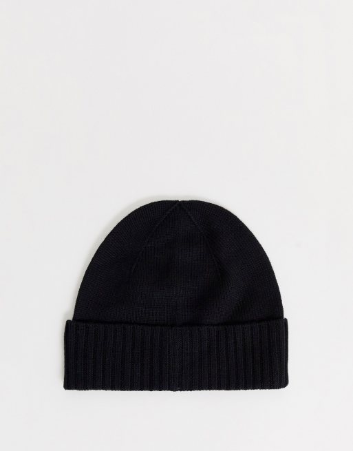 Polo Ralph Lauren – Schwarze Strickmütze aus Merinowolle, 4 von 4