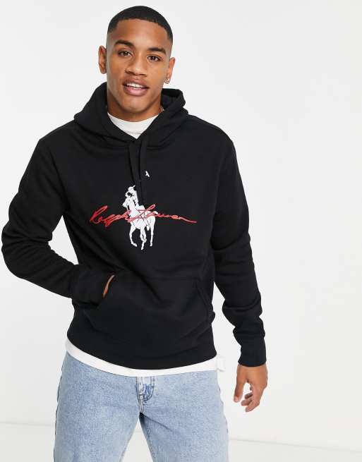 Polo Ralph Lauren Hoodie with Script Logo Size XLT Sweats hoodies