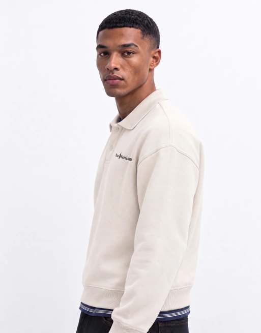 Polo Ralph Lauren script-logo sweatshirt i kraftig kvalitet i lysegrå, 9 af 10