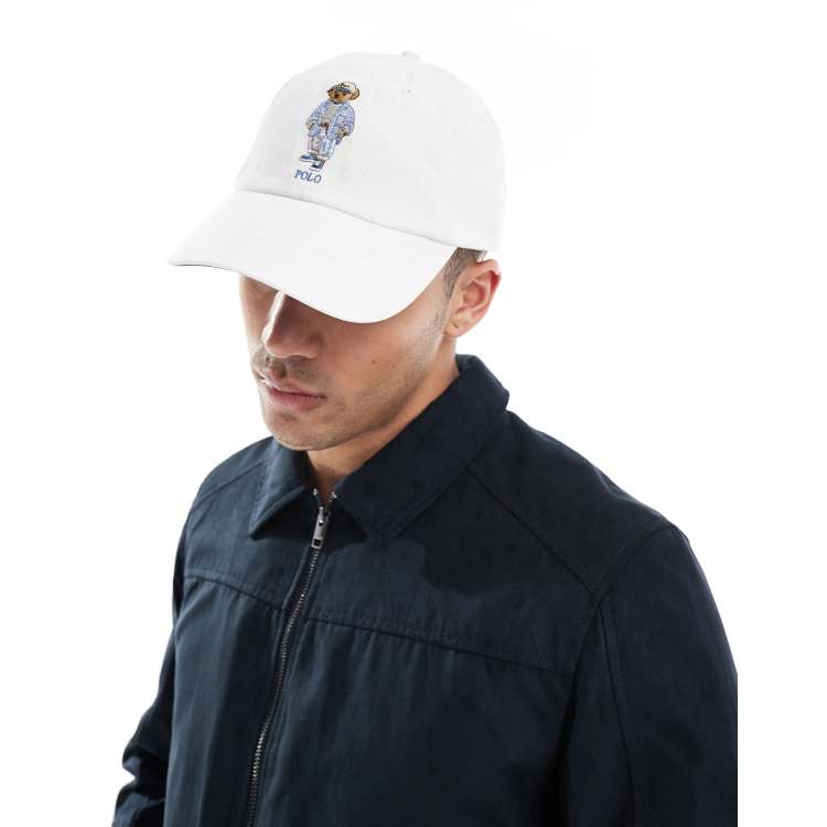 Polo Ralph Lauren sea clubhouse bear logo twill baseball cap in