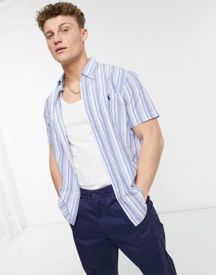 polo button down short sleeve shirts