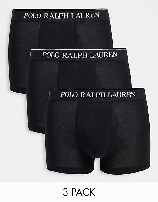 Polo Ralph Lauren - Set van 3 boxershorts in zwart