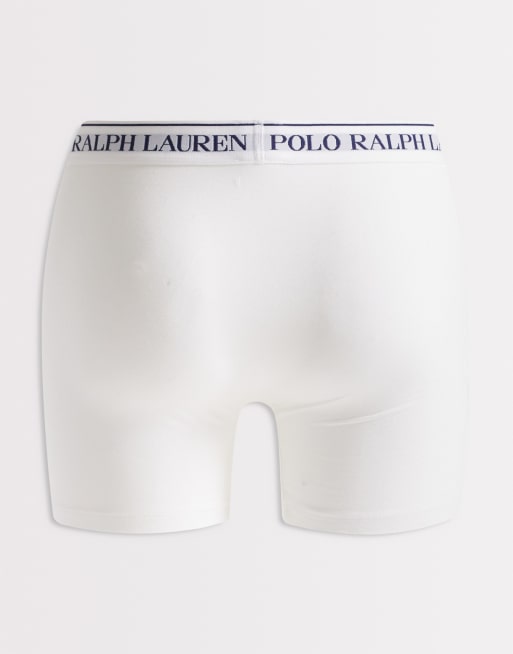 Polo Ralph Lauren - Set van 3 boxershorts van stretchkatoen in wit, 2 van 3