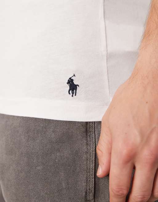 Polo Ralph Lauren - Set van 3 lounge-T-shirts met icoonlogo in wit , 3 van 6