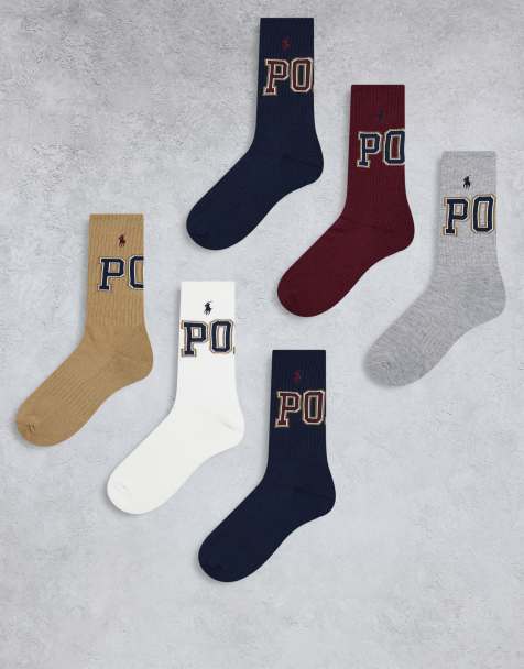 Polo Ralph Lauren - Set van 6 paar sokken in multi - view 1