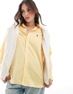 shirt with logo in yellow