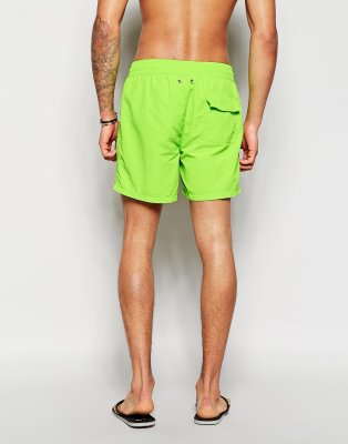 short de bain ralph lauren vert