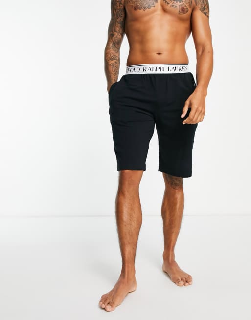 Polo Ralph Lauren Short de confort avec ceinture logo Noir