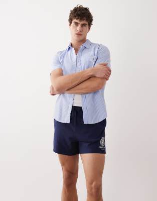 Polo Ralph Lauren - Short de sport en jersey - Bleu marine