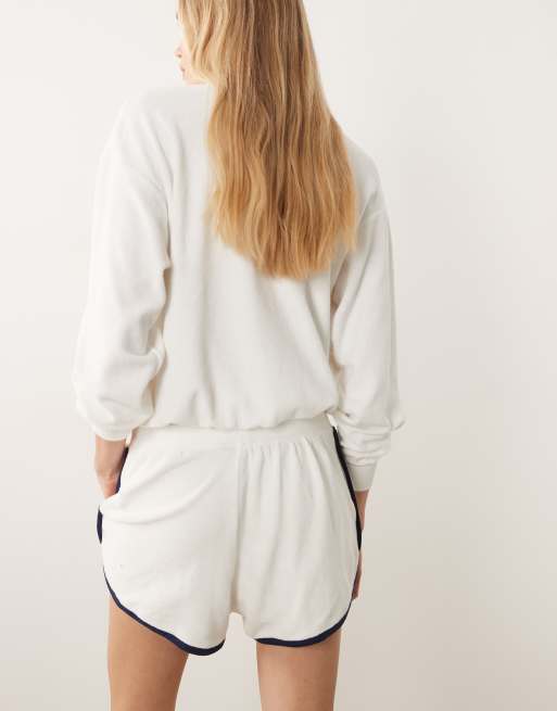 Polo Ralph Lauren - Short de sport en maille - Blanc, 5 de 5