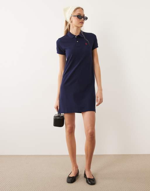polo ralph lauren hunter navy short sleeve day dress Hunter Navy Short Sleeve Day Dress