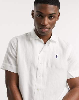 ralph lauren short sleeve dress shirt