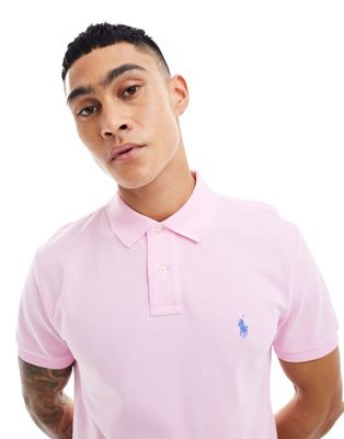 Polo Ralph Lauren short sleeve polo in pink - ASOS Price Checker
