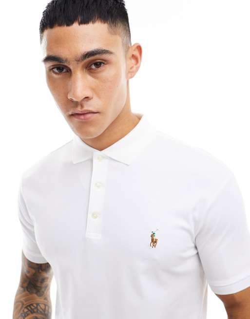 Polo Ralph Lauren short sleeve polo in white, 2 of 4