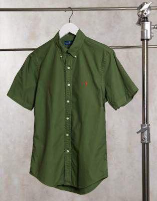 ralph lauren slim fit shirt short sleeve