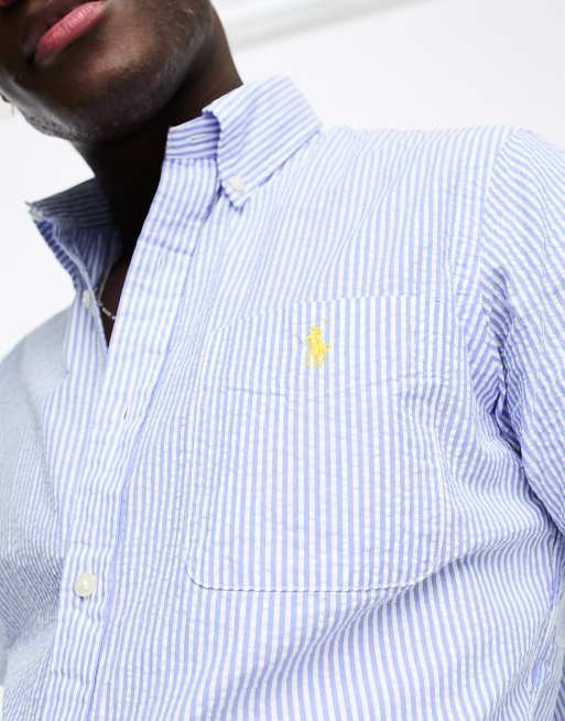 Polo ralph lauren clearance custom fit striped shirt